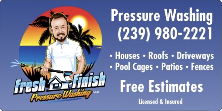 Slide of Fresh Finish Pressure Washing