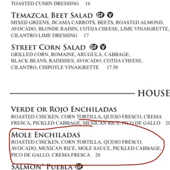 Temazcal Tequila Cantina - MENU HAD NO MARKING OR INDICATOR OF THE PLATE CONTAINING NUTS - Mexican Near Me - Framingham, Massachusetts Temazcal Tequila Cantina - MENU HAD NO MARKING OR INDICATOR OF THE PLATE CONTAINING NUTS - Mexican Near Me - Framingham, Massachusetts