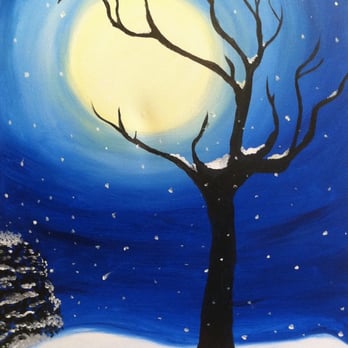 Paint Creative Lounge - A Winter Soiree - Paint & Sip Near Me - New Windsor, New York Paint Creative Lounge - A Winter Soiree - Paint & Sip Near Me - New Windsor, New York