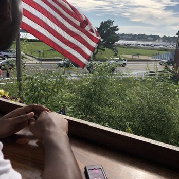 Flo's Clam Shack - The view from the upstairs patio - Seafood Near Me - Middletown, Rhode Island