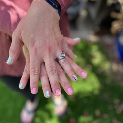 Polished - Sharika did cute little watermelons!