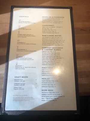 Menu photo 2 Houston's Restaurant Pasadena, CA