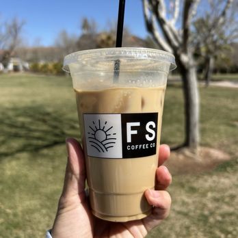 Bonrue Bakery - White chocolate orange signature latte - Bakeries Near Me - St George, Utah