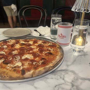 Borelli's Pizzeria - Look great. Tasted interesting. We ate it, but so much better in the city for the same price point. - Pizza Near Me - Chicago, Illinois