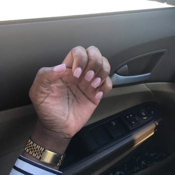 Immaculate Nails Salon - She trimmed it down and color was perfect! "Privacy Please" by OPI - Nail Salons Near Me - Houston, Texas