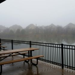 Lantana North Community Center - Pavilion view of pond