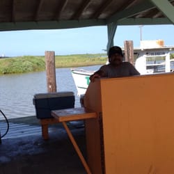 American Seafood - There's a fisherman, and here's his boat.
