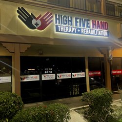 High Five Hand Therapy and Rehabilitation - New Front Signage