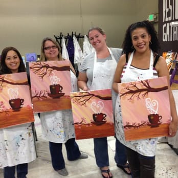 Purple Easel - Tea cup night. Anyone can do this! - Paint & Sip Near Me - Ontario, California Purple Easel - Tea cup night. Anyone can do this! - Paint & Sip Near Me - Ontario, California