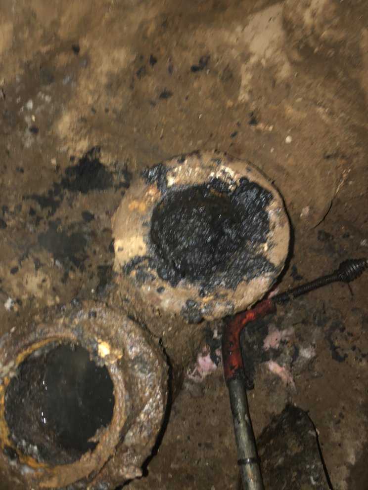 Slide of Central Mass Drain Cleaning