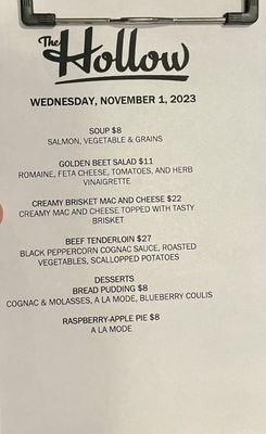 Menu photo 6 The Hollow Manchester, CT Menu photo 6 The Hollow Manchester, CT