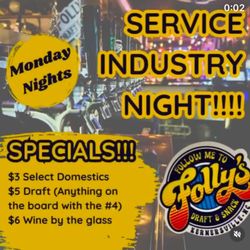 Folly’s Draft And Snack - Mondays
