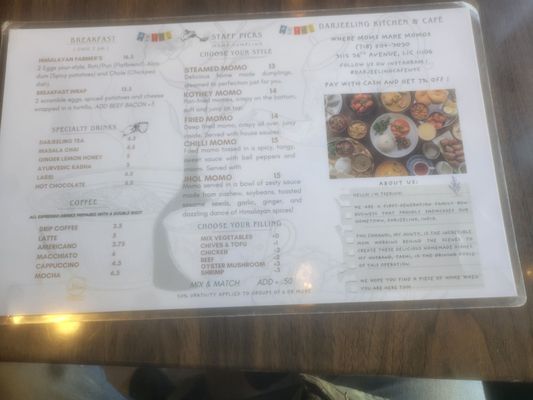 Menu photo 1 Darjeeling Kitchen & Café Astoria, NY