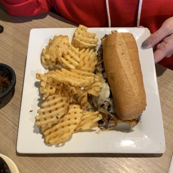 The Crazy Donkey Grill - Philly cheesesteak sandwich. Thick and huge. - Mexican Near Me - Palestine, Arkansas