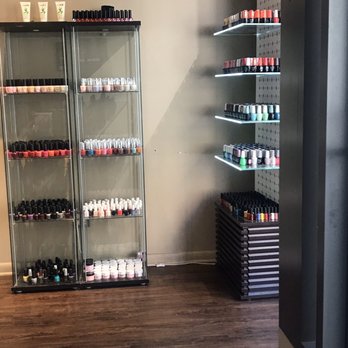 Red Nail Salon - Portion of the color wall featuring many OPI colors - Nail Salons Near Me - Chicago, Illinois Red Nail Salon - Portion of the color wall featuring many OPI colors - Nail Salons Near Me - Chicago, Illinois
