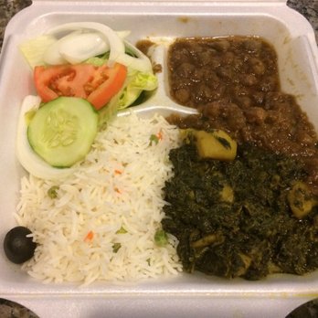 Khan Kabob House - Palak w/ Aallu and Chickpeas - Pakistani Near Me - Chantilly, Virginia