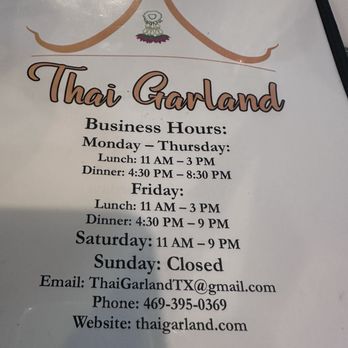 Thai Garland - Thai Near Me - Garland, Texas