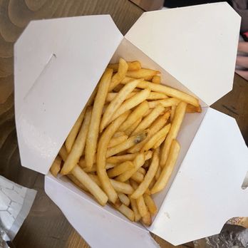 G’s Cheesesteak - Fries. Menu says fries and onion rings idk why they are grouped lol but beware they are separate. - Cheesesteaks Near Me - Dallas, Texas G’s Cheesesteak - Fries. Menu says fries and onion rings idk why they are grouped lol but beware they are separate. - Cheesesteaks Near Me - Dallas, Texas