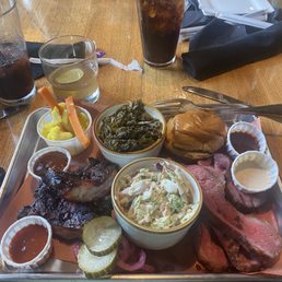 St Louis ribs and tri-tip beef slices St Louis ribs and tri-tip beef slices