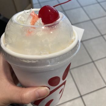 Chick-fil-A - Peach Milkshake - Fast Food Near Me - Corpus Christi, Texas