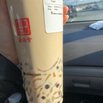 TP Tea - A1: 3Q TP Milk Tea (with QQ Noodle, Coffee Jelly, Pearl) - Bubble Tea Near Me - Markham, Ontario