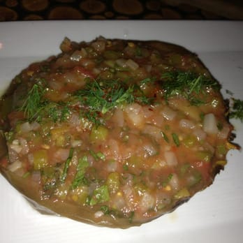 Oleana Restaurant - Vegan stuffed eggplant dish - Turkish Near Me - Cambridge, Massachusetts