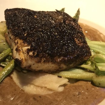 Yard House - Porcini Crusted Halibut - New American Near Me - San Antonio, Texas