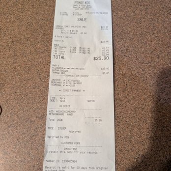 PetSmart - FULL PRICE Receipt - Pet Training Near Me - Peoria, Arizona PetSmart - FULL PRICE Receipt - Pet Training Near Me - Peoria, Arizona