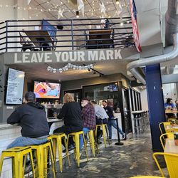Three Notch'd Craft Kitchen and Brewery - Roanoke - Beautiful view of the entire restaurant and its inspirational words.