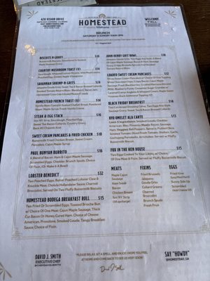 Menu photo 4 Homestead Cumming, GA