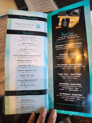 Menu photo 7 Starfish Newport Beach, CA