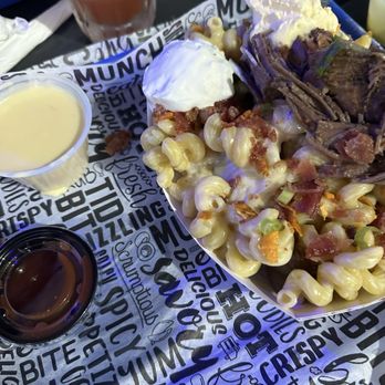 Big Daddy J's 5 Great Things - Loaded Baked potato with Mac and cheese and beef was so good! - Bars Near Me - Cocoa Beach, Florida Big Daddy J's 5 Great Things - Loaded Baked potato with Mac and cheese and beef was so good! - Bars Near Me - Cocoa Beach, Florida