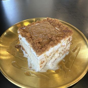 Sana'a Cafe - Biscoff milk cake - Coffee & Tea Near Me - Lake Forest, California Sana'a Cafe - Biscoff milk cake - Coffee & Tea Near Me - Lake Forest, California
