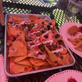 Buffalo Bill's Tavern & Museum - This is the chicken nachos that was served. - American Near Me - Show Low, Arizona Buffalo Bill's Tavern & Museum - This is the chicken nachos that was served. - American Near Me - Show Low, Arizona