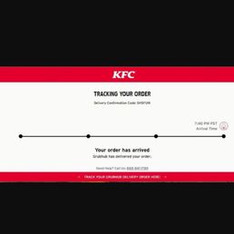 Delivery confirmation Delivery confirmation