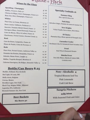 Menu photo 7 Inside Park New York, NY