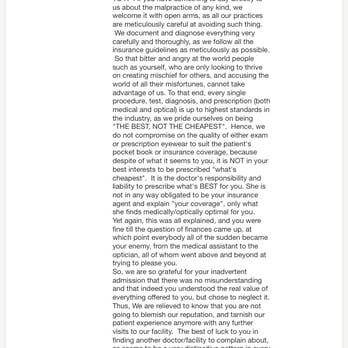 Hauser-Ross Eye Institute - VZN Eye Care - Private message from vlada - Eyewear & Opticians Near Me - Chicago, Illinois