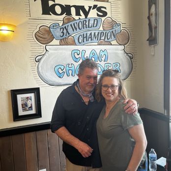 Tony's Seafood Restaurant - An Anniversary lunch and beverage at Tony's - Seafood Near Me - Cedar Key, Florida