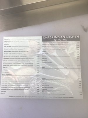 Menu photo 2 Dhaba Indian Kitchen Portland, OR Menu photo 2 Dhaba Indian Kitchen Portland, OR