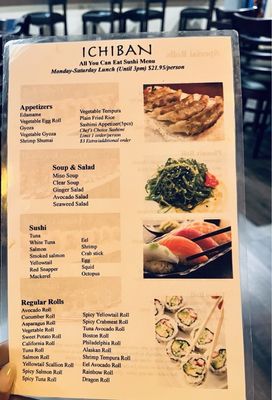 Menu photo 1 Ichiban Chicago Ridge, IL