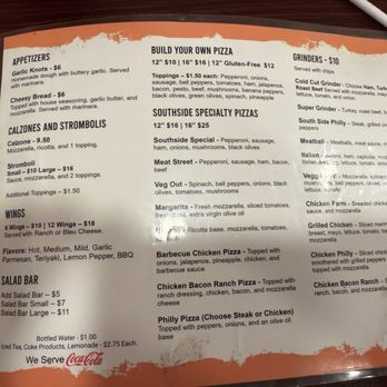 South Side Pizza - Menu - Pizza Near Me - Forest City, North Carolina