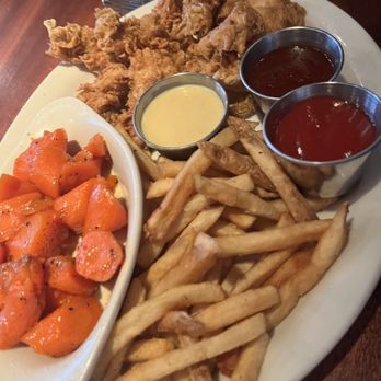 Charleston's - Chicken tenders with sweet carrots & French fries - American Near Me - Tulsa, Oklahoma