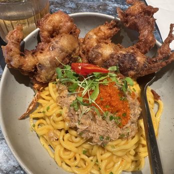 Chao - Soft shell crab pasta blue crab added - Asian Fusion Near Me - Honolulu, Hawaii