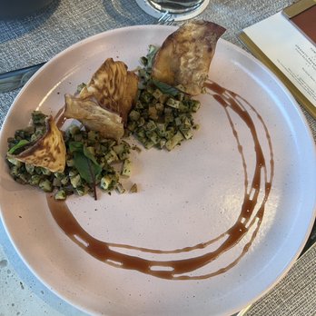 Solstice - Celery root tartare - New American Near Me - Irvine, California Solstice - Celery root tartare - New American Near Me - Irvine, California
