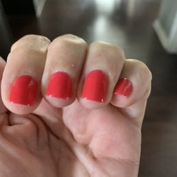 A regular manicure is $25!  Great price in my opinion.