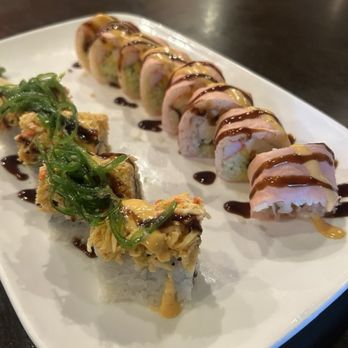 Sapporo - Sushi - Spicy Steam Lobster Roll and Deep-Sea Roll r - Sushi Bars Near Me - Georgetown, Kentucky Sapporo - Sushi - Spicy Steam Lobster Roll and Deep-Sea Roll r - Sushi Bars Near Me - Georgetown, Kentucky