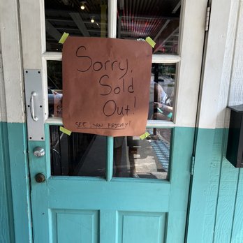 Franklin Barbecue - Sold out notice - Barbeque Near Me - Austin, Texas