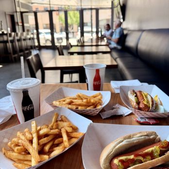 Landmark Theatres - Best hot dogs and seasoned fries in town. They even have a vegan bratwurst as an option. - Cinema Near Me - Pasadena, California Landmark Theatres - Best hot dogs and seasoned fries in town. They even have a vegan bratwurst as an option. - Cinema Near Me - Pasadena, California
