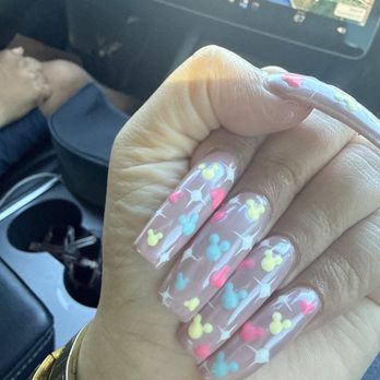 Elegant Nails & Spa - Disney nails - Nail Salons Near Me - Costa Mesa, California