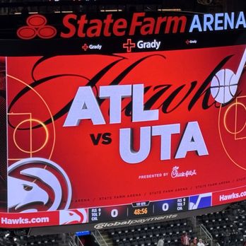 State Farm Arena - Hawks vs Jazz tonite - Stadiums & Arenas Near Me - Atlanta, Georgia State Farm Arena - Hawks vs Jazz tonite - Stadiums & Arenas Near Me - Atlanta, Georgia